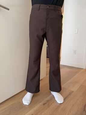 Vintage Lee Brown Flared Trousers | Bootcut Retro Pants